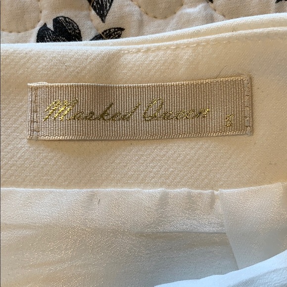 BLACK AND WHITE BLOCK SKIRT - Picture 6 of 6